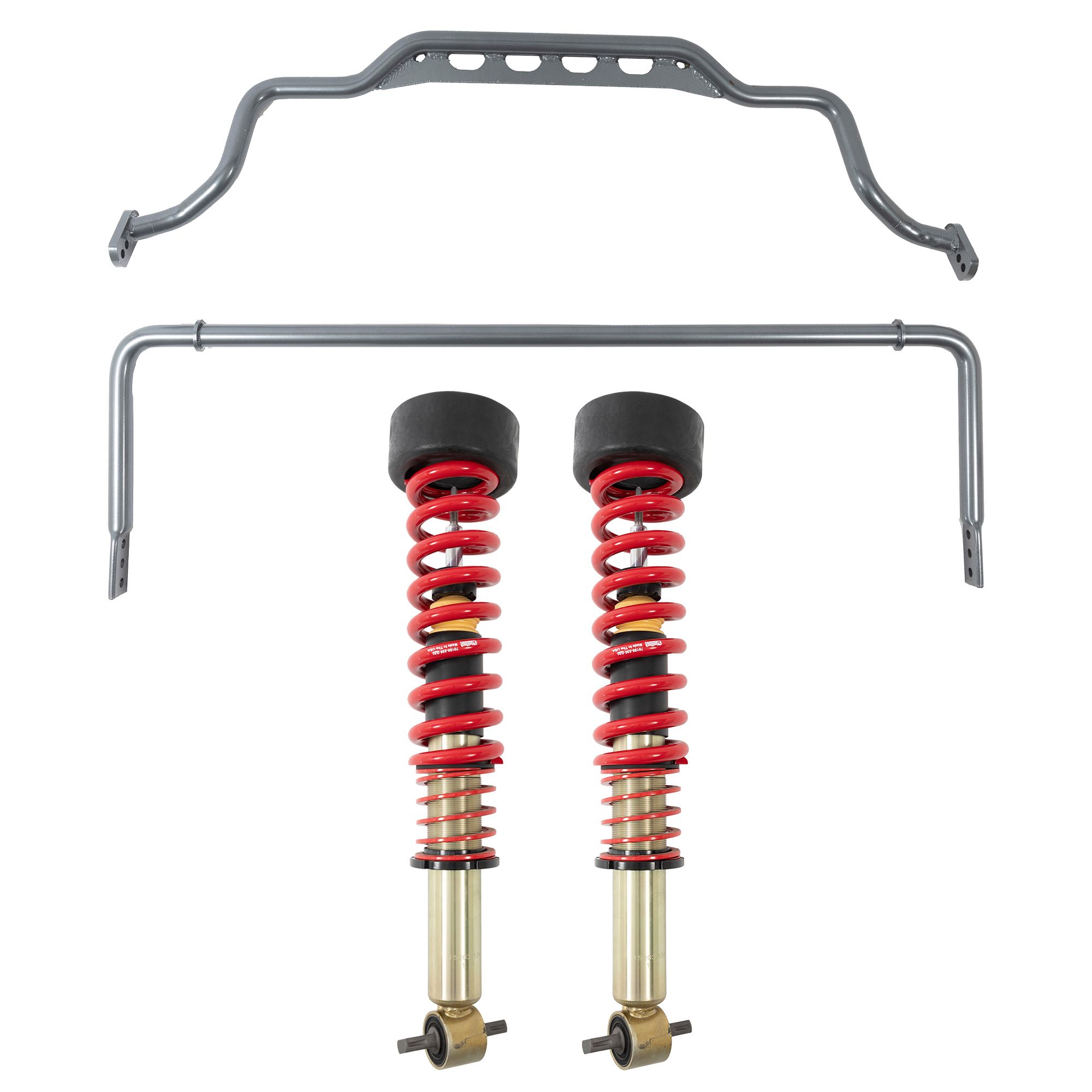 BELLTECH 1105HK PERF HANDLING KIT COMPLETE KIT INC. HEIGHT ADJUSTABLE FRONT COILOVERS & ANTI-SWAYBAR SET 2021+ GM TAHOE / YUKON 2WD/4WD SHORT WHEEBASE