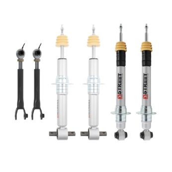 BELLTECH 1106SP LOWERING KIT FRONT AND REAR COMPLETE KIT W/ STREET PERFORMANCE STRUTS 2021+ GM TAHOE / YUKON 2WD/4WD SHORT WHEEBASE