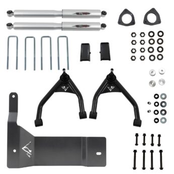 BELLTECH 150200BK LIFT KIT 4 IN. LIFT KIT INC. FRONT AND REAR TRAIL PERFORMANCE SPACERS/SHOCKS 2016-2018 SILVERADO / SIERRA 1500 4WD (EXT & CREW CAB) 4 IN. LIFT