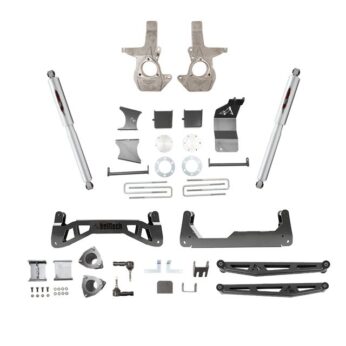 BELLTECH 150201BK LIFT KIT 7 IN. LIFT KIT INC. REAR TRAIL PERFORMANCE SHOCKS ONLY 2007-2016 SILVERADO / SIERRA 1500 4WD (EXT & CREW CAB) 7 IN. LIFT