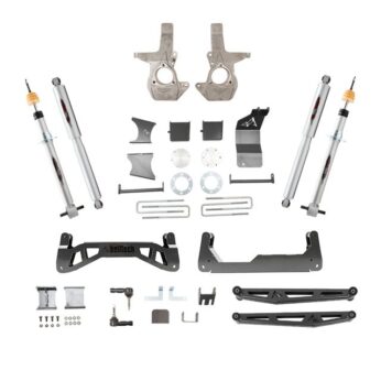 BELLTECH 150201TP LIFT KIT 7 IN. LIFT KIT INC. FRONT AND REAR TRAIL PERFORMANCE STRUTS/SHOCKS 2007-2016 SILVERADO / SIERRA 1500 4WD (EXT & CREW CAB) 7 IN. LIFT