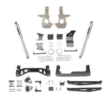 BELLTECH 150203BK LIFT KIT 7 IN. LIFT KIT INC. REAR TRAIL PERFORMANCE SHOCKS ONLY 2016-2018 SILVERADO / SIERRA 1500 4WD (EXT & CREW CAB) 7 IN. LIFT
