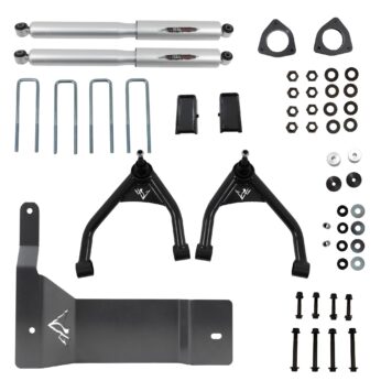 BELLTECH 150207BK LIFT KIT 4 IN. LIFT KIT INC. FRONT AND REAR TRAIL PERFORMANCE SPACERS/SHOCKS 2007-2016 SILVERADO / SIERRA 1500 4WD (EXT & CREW CAB) 4 IN. LIFT