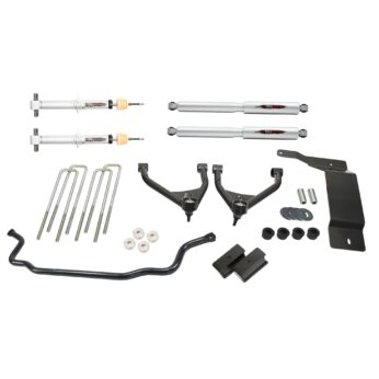 BELLTECH 150207TPS 2007-2013 SILVERADO / SIERRA 1500 4WD (EXT & CREW CAB) 4IN. LIFT W/ FRONT SWAY BAR
