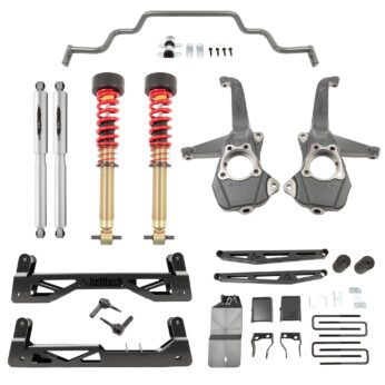 BELLTECH 150210HK LIFT KIT 6-8IN. LIFT KIT INC. FRONT AND REAR TRAIL PERFORMANCE COILOVERS/SHOCKS 2019-2023 GM SILVERADO/SIERRA 1500 2WD/4WD 6-8IN. LIFT WITH TRAIL PEFORMANCE COILOVERS/SHOCKS