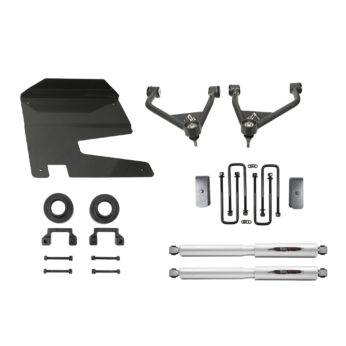 BELLTECH 150212BK LIFT KIT 4IN. LIFT KIT INC. REAR TRAIL PERFORMANCE SHOCKS ONLY 2019-2023 GM SILVERADO/SIERRA 1500 2WD/4WD 4IN. LIFT W/ TRAIL PERFORMANCE SHOCKS ONLY