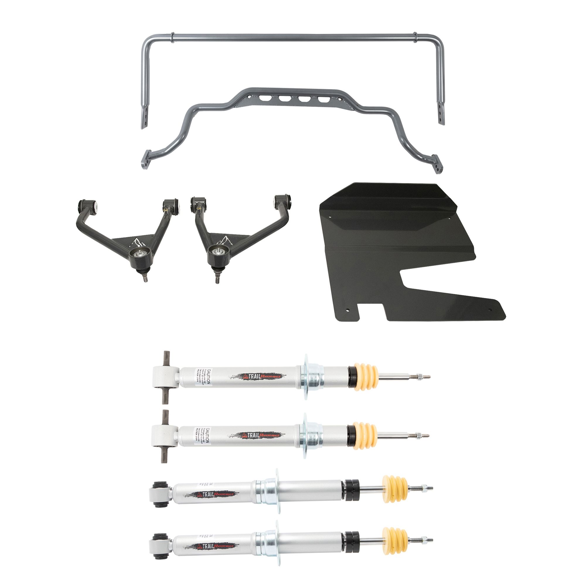 BELLTECH 150220TPS LIFT KIT 4IN. LIFT KIT INC. FRONT AND REAR TRAIL PERFORMANCE STRUTS/SHOCKS 2021 CHEVROLET TAHOE / GMC YUKON 2WD/4WD 4IN. LIFT W/ SWAYBAR SET