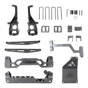 BELLTECH 152501BK LIFT KIT 6IN. LIFT KIT INC. REAR TRAIL PERFORMANCE SHOCKS ONLY 2015-2020 FORD F-150 4WD 6IN. LIFT KIT