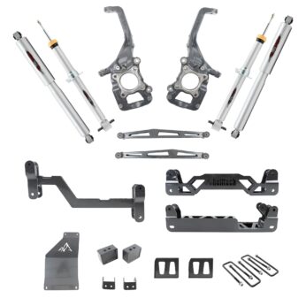BELLTECH 152501TP LIFT KIT 6-7IN. LIFT KIT INC. FRONT AND REAR TRAIL PERFORMANCE STRUTS/SHOCKS 2015-2020 FORD F150 4WD (ALL CABS) 6-7IN. LIFT