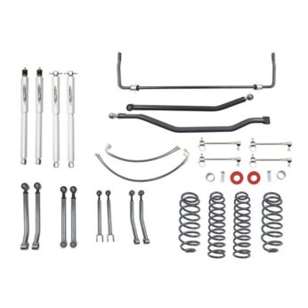 BELLTECH 153201TPS LIFT KIT 4 IN. LIFT KIT INC. FRONT AND REAR TRAIL PERFORMANCE STRUTS/SHOCKS 2007-2017 WRANGLER RUBICON UNLIMITED JK 4DR 4 IN. LIFT