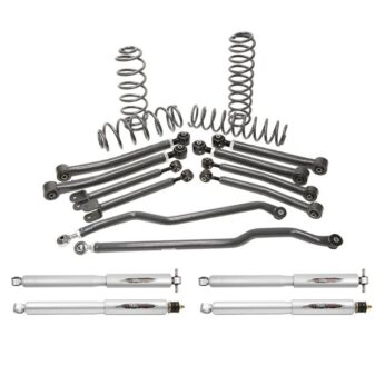 BELLTECH 153201TP LIFT KIT 4 IN. LIFT KIT INC. FRONT AND REAR TRAIL PERFORMANCE STRUTS/SHOCKS 2007-2017 WRANGLER RUBICON UNLIMITED JK 4DR 4 IN. LIFT