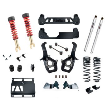BELLTECH 153713HK LIFT KIT 6-9IN. LIFT KIT INC. FRONT AND REAR TRAIL PERFORMANCE COILOVERS/SHOCKS 2019+ RAM 1500 2WD LIFT KIT W/ FRONT COILOVERS 6IN.-9IN. LIFT