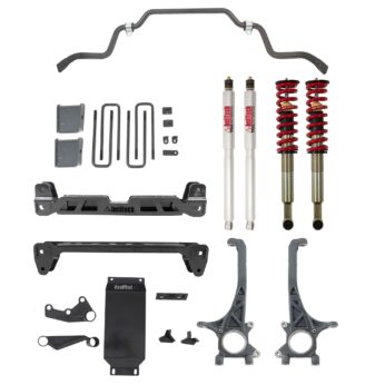 BELLTECH 154301HK LIFT KIT 4-6IN. LIFT KIT INC. FRONT AND REAR TRAIL PERFORMANCE COILOVERS/SHOCKS 2016-2021 TOYOTA TACOMA 4WD (ALL CABS)(EXC. TRD PRO) 4IN.-6IN. LIFT