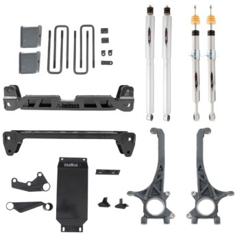 BELLTECH 154301TP LIFT KIT 4-6IN. LIFT KIT INC. FRONT AND REAR TRAIL PERFORMANCE STRUTS/SHOCKS 2016-2020 TOYOTA TACOMA 4WD (ALL CABS)(EXC. TRD) 4IN.-6IN. LIFT