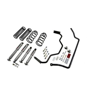 BELLTECH 1715 MUSCLE CAR PERF KIT COMPLETE KIT INC FRONT AND REAR SPRINGS, STREET PERFORMANCE SHOCKS & SWAY BARS 1964-1966 CHEVROLET CHEVELLE/EL CAMINO/MALIBU/LEMANS/GTO (A-BODY) 0 IN. F/0 IN. R DROP