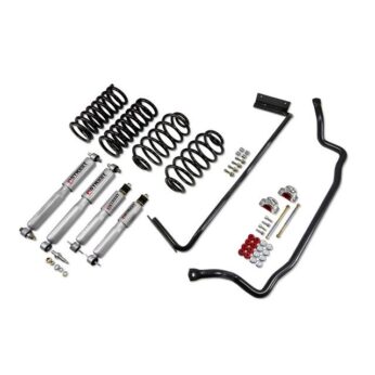 BELLTECH 1729 MUSCLE CAR PERF KIT COMPLETE KIT INC FRONT AND REAR SPRINGS, STREET PERFORMANCE SHOCKS & SWAY BARS 1984-1987 BUICK GRAND NATIONAL (G-BODY) 0 IN. F/0 IN. R DROP