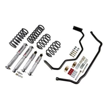 BELLTECH 1731 MUSCLE CAR PERF KIT COMPLETE KIT INC FRONT AND REAR SPRINGS, STREET PERFORMANCE SHOCKS & SWAY BARS 1978-1987 OLDSMOBILE CUTLASS (G-BODY) 1 IN. F/1 IN. R DROP