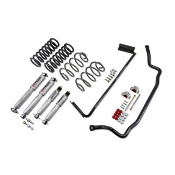 BELLTECH 1732 MUSCLE CAR PERF KIT COMPLETE KIT INC FRONT AND REAR SPRINGS, STREET PERFORMANCE SHOCKS & SWAY BARS 1978-1987 CHEVROLET EL CAMINO/MALIBU/MONTE CARLO/REGAL (G-BODY) 0 IN. F/0 IN. R DROP