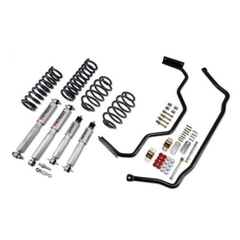 BELLTECH 1740 MUSCLE CAR PERF KIT COMPLETE KIT INC FRONT AND REAR SPRINGS, STREET PERFORMANCE SHOCKS & SWAY BARS 1994-2004 FORD MUSTANG 2 IN. F/2 IN. R DROP