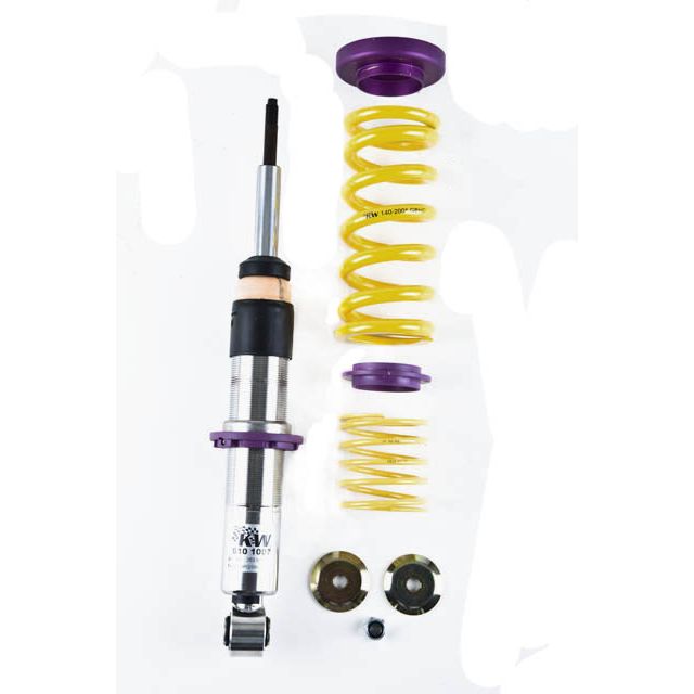 BELLTECH 21001 COILOVER KIT INDEPENDENT COMPRESSION & REBOUND ADJUSTABLE, 0-3 IN. HEIGHT ADJUSTABLE DROP 2004-2012 CHEVROLET COLORADO/CANYON (W/ LOWERING LEAF SPRING) 0 IN.-3 IN. DROP (STAINLESS STEEL, ADJ. REBOUND & COMPRESSION)