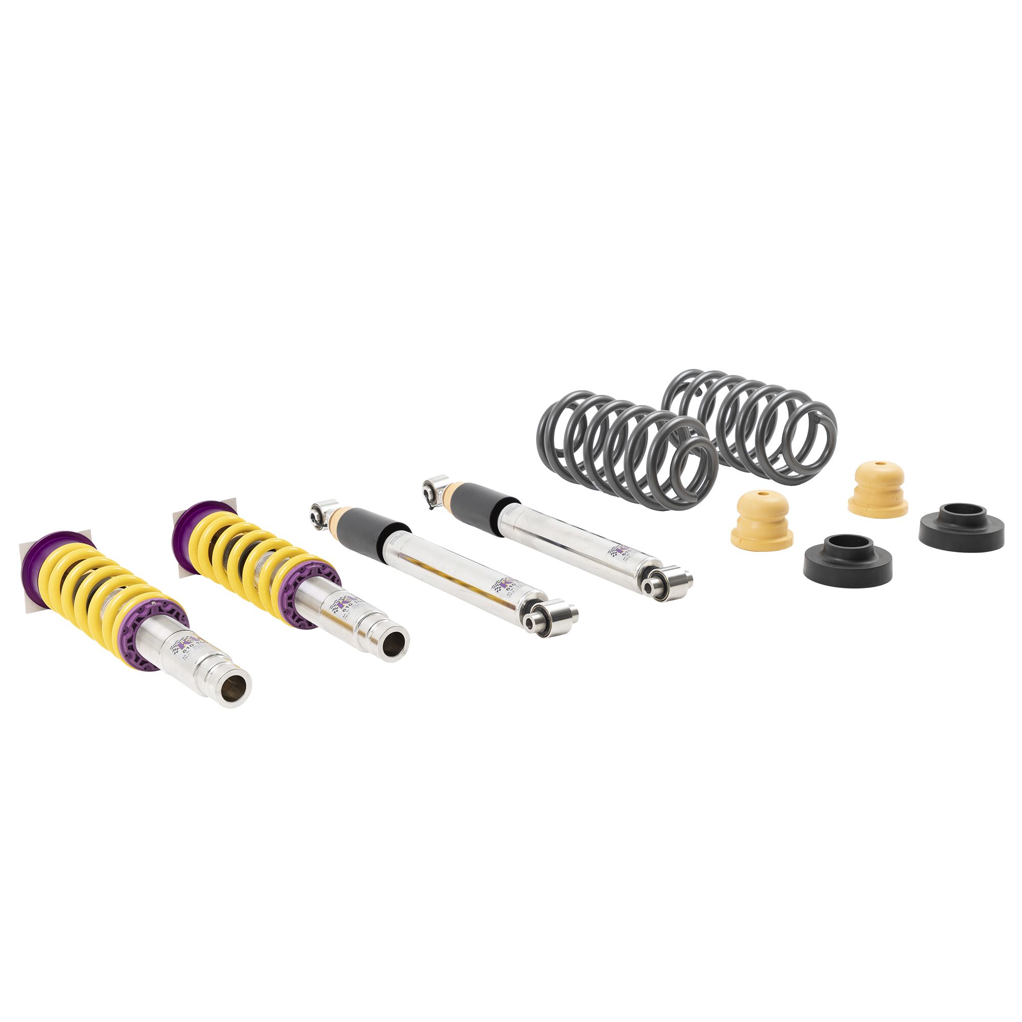 BELLTECH 21017 COILOVER KIT INDEPENDENT COMPRESSION & REBOUND ADJUSTABLE, 0-3 IN. HEIGHT ADJUSTABLE DROP 2002-2009 CHEVROLET TRAILBLAZER, 04-09 TRAILBLAZER SS (FRONT COILOVER, REAR V3 SHOCKS, STAINLESS STEEL, ADJ. REBOUND & COMPRESSION)