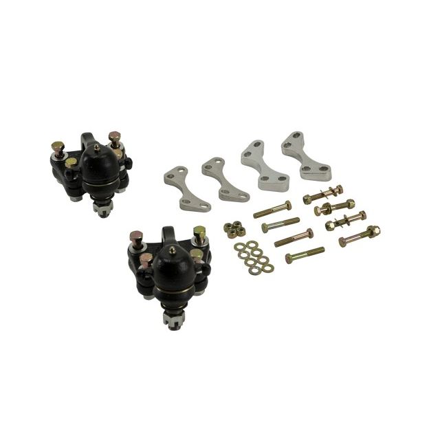 BELLTECH 2103 DROP BALL JOINT SET 2 IN. DROP LOWER BALL JOINT KIT 2004-2012 CHEVROLET COLORADO/CANYON (ALL CABS) 4&5 CYL. INCL ZQ8 (EXC. TORSION BAR FRONT) 2 IN. DROP BALL JOINT