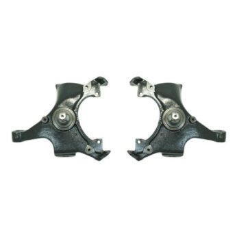 BELLTECH 2500 DROP SPINDLE SET 2 IN. DROP SPINDLE SET 1988-1998 CHEVROLET SILVERADO/SIERRA C1500 (EXT CAB) C2500 (ALL CABS) 6 LUG) 92-98 C1500 (STD CAB) 92-99 SUBURBAN & 6 LUG C2500 / 95-99 TAHOE/YUKON (2&4 DR) 2 IN. DROP SPINDLE