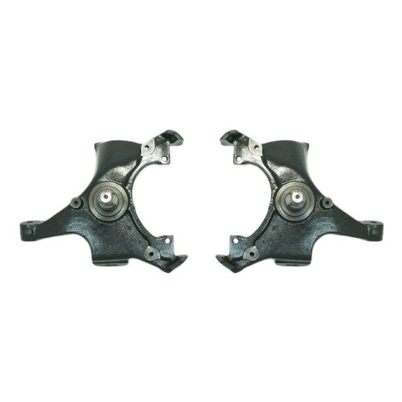 BELLTECH 2500 DROP SPINDLE SET 2 IN. DROP SPINDLE SET 1988-1998 CHEVROLET SILVERADO/SIERRA C1500 (EXT CAB) C2500 (ALL CABS) 6 LUG) 92-98 C1500 (STD CAB) 92-99 SUBURBAN & 6 LUG C2500 / 95-99 TAHOE/YUKON (2&4 DR) 2 IN. DROP SPINDLE
