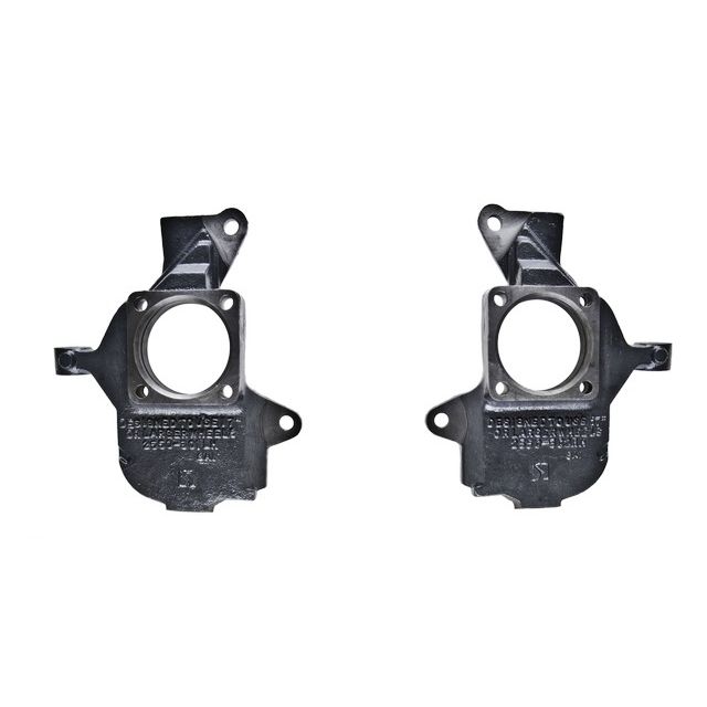 BELLTECH 2550 DROP SPINDLE SET 2 IN. DROP SPINDLE SET 2001-2010 CHEVROLET SILVERADO/SIERRA 1500HD/2500HD 2 IN. DROP SPINDLE