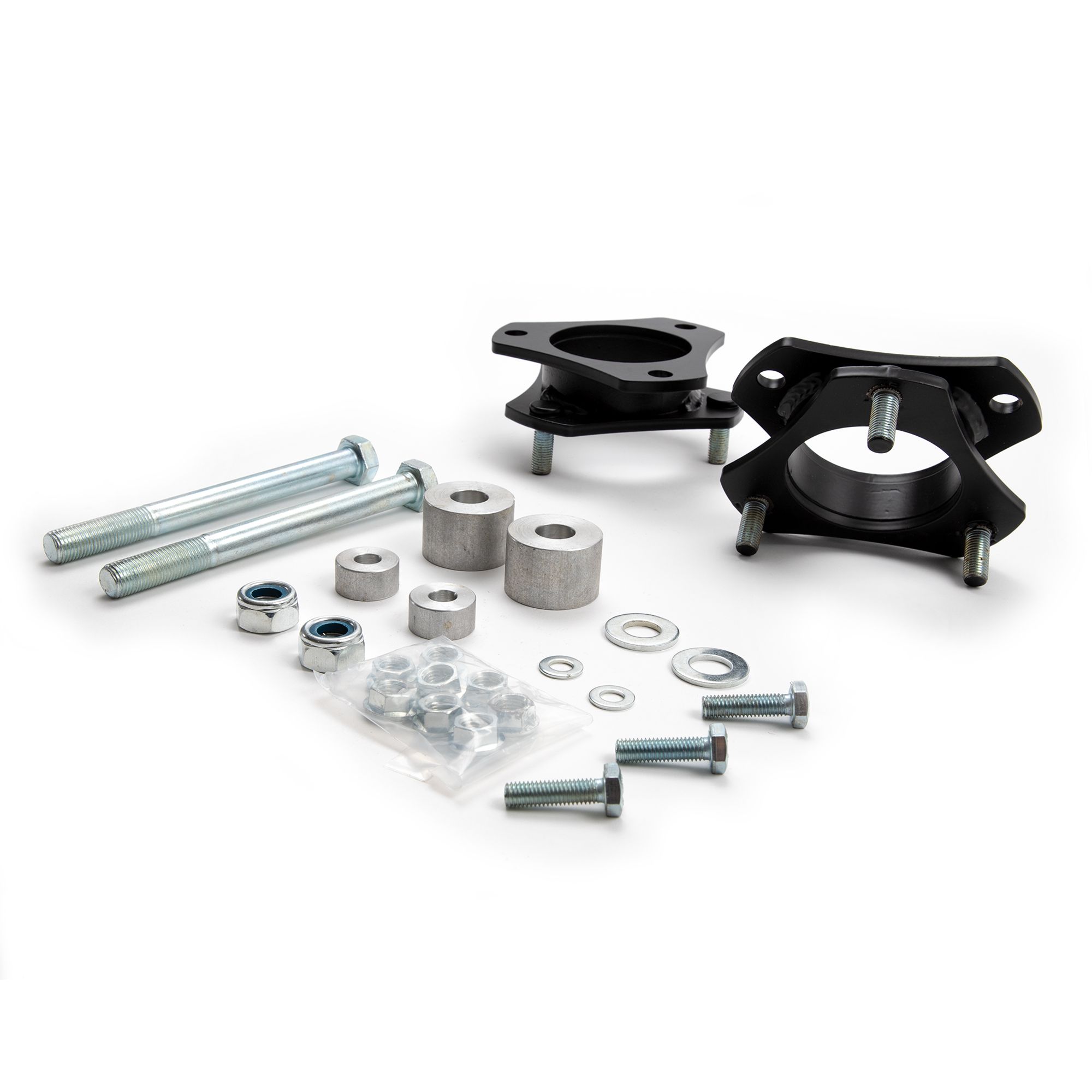 BELLTECH 34956 LEVELING SPACER 2.5 IN. LIFT FRONT STRUT SPACER 2005-2020 TOYOTA TACOMA 2WD/4WD (ALL CABS) (6 LUG) 2.5 IN. STRUT SPACER