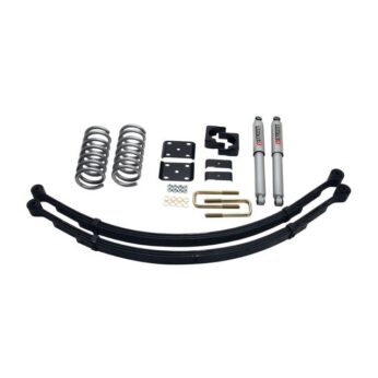 BELLTECH 438SP LOWERING KITS  FRONT AND REAR COMPLETE KIT W/ STREET PERFORMANCE SHOCKS 2004-2010 NISSAN TITAN (ALL CABS) +2 IN. TO -2 IN. F/4 IN. R DROP W/ STREET PERFORMANCE SHOCKS