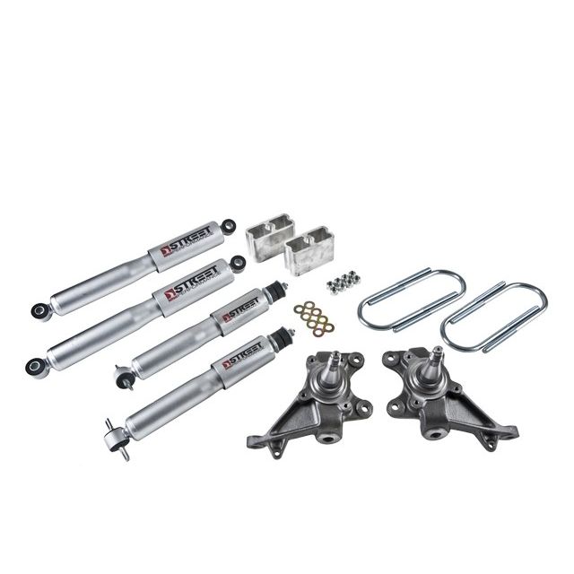 BELLTECH 444SP LOWERING KITS FRONT AND REAR COMPLETE KIT W/ STREET PERFORMANCE SHOCKS 1984-1995 TOYOTA PICKUP 2 IN. F/3 IN. R DROP W/ STREET PERFORMANCE SHOCKS