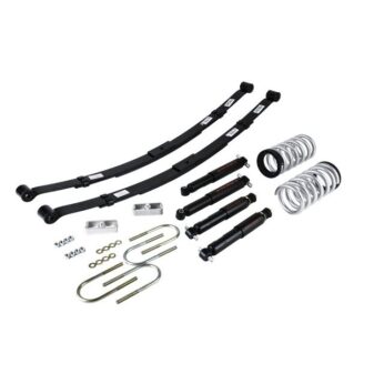 BELLTECH 568ND LOWERING KITS  FRONT AND REAR COMPLETE KIT W/ NITRO DROP 2 SHOCKS 1982-2004 CHEVROLET S10/S15 PICKUP, 4 CYL. (EXT CAB & STD CAB) 2 IN. OR 3 IN. F/4 IN. R DROP W/NITRO DROP II SHOCKS