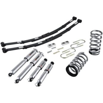 BELLTECH 573SP LOWERING KITS  FRONT AND REAR COMPLETE KIT W/ STREET PERFORMANCE SHOCKS 1995-1997 CHEVROLET BLAZER/JIMMY 6 CLY. 2 IN. OR 3 IN. F/4 IN. R DROP W/ STREET PERFORMANCE SHOCKS