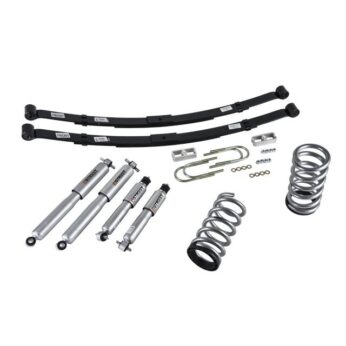 BELLTECH 574SP LOWERING KITS  FRONT AND REAR COMPLETE KIT W/ STREET PERFORMANCE SHOCKS 1994-2004 CHEVROLET S10/S15 PICKUP 6 CYL. (EXT CAB & STD CAB) 2 IN. OR 3 IN. F/4 IN. R DROP W/ STREET PERFORMANCE SHOCKS