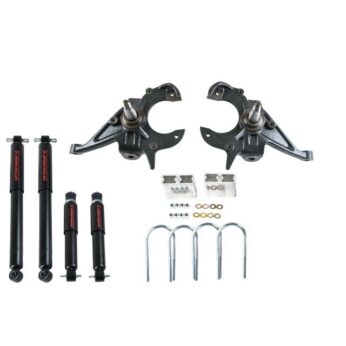 BELLTECH 614ND LOWERING KITS  FRONT AND REAR COMPLETE KIT W/ NITRO DROP 2 SHOCKS 1982-2004 CHEVROLET S10/S15 PICKUP 4&6 CYL. (STD CAB) 83-97 CHEVROLET BLAZER/JIMMY 4&6 CYL. 2 IN. F/3 IN. R DROP W/ NITRO DROP II SHOCKS