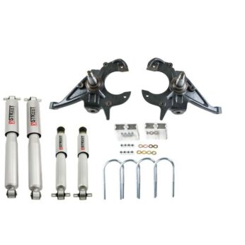BELLTECH 614SP LOWERING KITS  FRONT AND REAR COMPLETE KIT W/ STREET PERFORMANCE SHOCKS 1982-2004 CHEVROLET S10/S15 PICKUP 4&6 CYL. (STD CAB) 83-97 CHEVROLET BLAZER/JIMMY 4&6 CYL. 2 IN. F/3 IN. R DROP W/ STREET PERFORMANCE SHOCKS