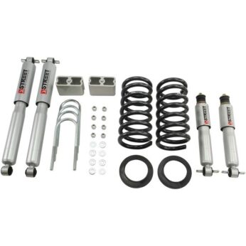BELLTECH 618SP LOWERING KITS  FRONT AND REAR COMPLETE KIT W/ STREET PERFORMANCE SHOCKS 1982-2004 CHEVROLET S10/S15 PICKUP 4&6 CYL. (EXT CAB) 2 IN. OR 3 IN. F/3 IN. R DROP W/ STREET PERFORMANCE SHOCKS