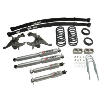 BELLTECH 619SP LOWERING KITS  FRONT AND REAR COMPLETE KIT W/ STREET PERFORMANCE SHOCKS 1982-2004 CHEVROLET S10/S15 PICKUP 4&6 CYL. (EXT CAB) 4 IN. OR 5 IN. F/5 IN. R DROP W/ STREET PERFORMANCE SHOCKS