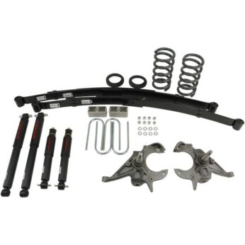 BELLTECH 622ND LOWERING KITS  FRONT AND REAR COMPLETE KIT W/ NITRO DROP 2 SHOCKS 1994-2004 CHEVROLET S10/S15 PICKUP 6 CYL. (EXT CAB) 4 IN. OR 5 IN. F/5 IN. R DROP W/ NITRO DROP II SHOCKS