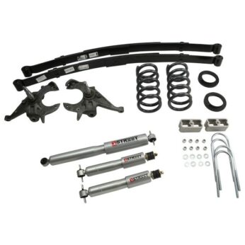 BELLTECH 622SP LOWERING KITS  FRONT AND REAR COMPLETE KIT W/ STREET PERFORMANCE SHOCKS 1994-2004 CHEVROLET S10/S15 PICKUP 6 CYL. (EXT CAB) 4 IN. OR 5 IN. F/5 IN. R DROP W/ STREET PERFORMANCE SHOCKS