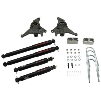 BELLTECH 624ND LOWERING KITS  FRONT AND REAR COMPLETE KIT W/ NITRO DROP 2 SHOCKS 1998-2003 CHEVROLET BLAZER/JIMMY 6 CYL. (INCL EXTREME) 2 IN. F/2 IN. R DROP W/ NITRO DROP II SHOCKS