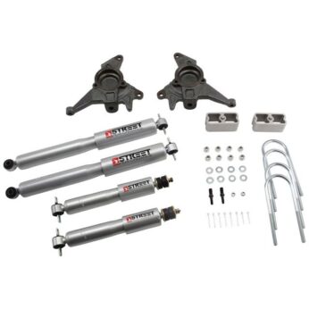 BELLTECH 624SP LOWERING KITS  FRONT AND REAR COMPLETE KIT W/ STREET PERFORMANCE SHOCKS 1998-2003 CHEVROLET BLAZER/JIMMY 6 CYL. (INCL EXTREME) 2 IN. F/2 IN. R DROP W/ STREET PERFORMANCE SHOCKS