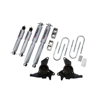 BELLTECH 625SP LOWERING KITS  FRONT AND REAR COMPLETE KIT W/ STREET PERFORMANCE SHOCKS 1998-2003 CHEVROLET BLAZER/JIMMY 6 CYL. (INCL EXTREME) 2 IN. F/3 IN. R DROP W/ STREET PERFORMANCE SHOCKS