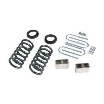 BELLTECH 630 LOWERING KITS  FRONT AND REAR COMPLETE KIT W/O SHOCKS 1982-2004 CHEVROLET S10/S15 PICKUP 4&6 CYL. (STD CAB) 83-97 CHEVROLET BLAZER/JIMMY 4&6 CYL. 2 IN. OR 3 IN. F/3 IN. R DROP W/O SHOCKS