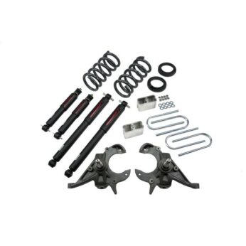 BELLTECH 632ND LOWERING KITS  FRONT AND REAR COMPLETE KIT W/ NITRO DROP 2 SHOCKS 1995-1997 CHEVROLET BLAZER/JIMMY 6 CYL. 3 IN. F/3 IN. R W/ NITRO DROP II SHOCKS
