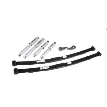 BELLTECH 637SP LOWERING KITS  FRONT AND REAR COMPLETE KIT W/ STREET PERFORMANCE SHOCKS 1982-1994 CHEVROLET S10/S15 PICKUP BLAZER (4WD, EXC. ZW-7 OPTION) 1 IN. OR 3 IN. F/3 IN. R DROP W/ STREET PERFORMANCE SHOCKS