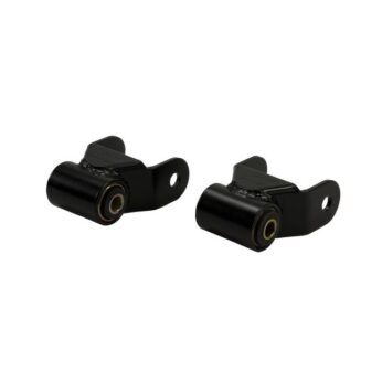 BELLTECH 6404 SHACKLE KIT .5 IN. LIFT LEAF SPRING SHACKLE 1973-2018 CHEVROLET SILVERADO/SIERRA 1500 (ALL), 88-10 SILVERADO/SIERRA 2500/3500 (ALL), 92-99 TAHOE, YUKON & SUBURBAN (2DR/4DR.) 94-01 DODGE RAM 1500 (ALL) 87-03 FORD F150 (ALL) 1/2 IN. REAR LIFT