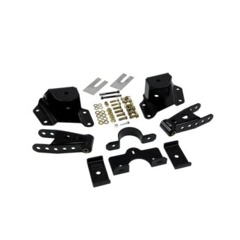 BELLTECH 6415 SHACKLE & HANGER KIT 4 IN. DROP LEAF SPRING SHACKLE & HANGER KIT (FRONT HANGER/REAR SHACKLE)  1987-1996 FORD F150 (STD CAB) 92-95 FORD LIGHTNING 4 IN. REAR DROP