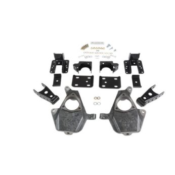 BELLTECH 641 LOWERING KITS  FRONT AND REAR COMPLETE KIT W/O SHOCKS 2007-2013 CHEVROLET SILVERADO/SIERRA ((ALL CABS), 2WD/4WD) 2 IN. F/4 IN. R DROP W/O SHOCKS